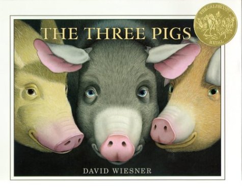 The Three Pigs by David Wiesner book cover